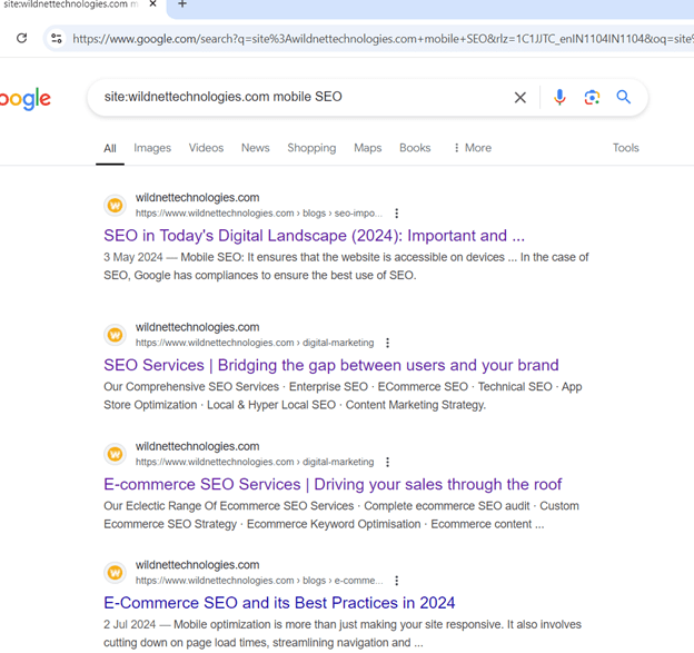 How do I Search for Website on Google?