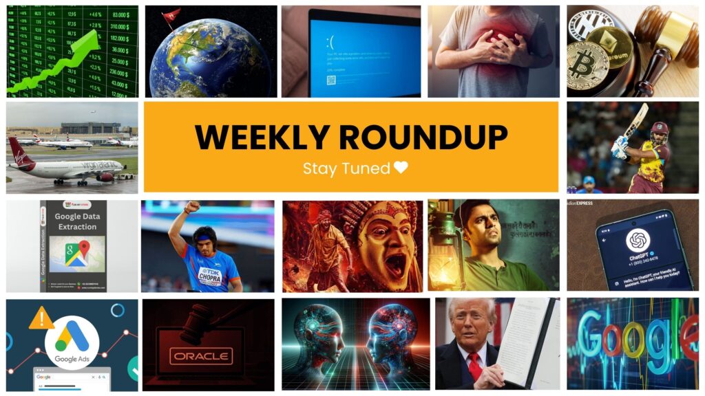 Weekly Roundup