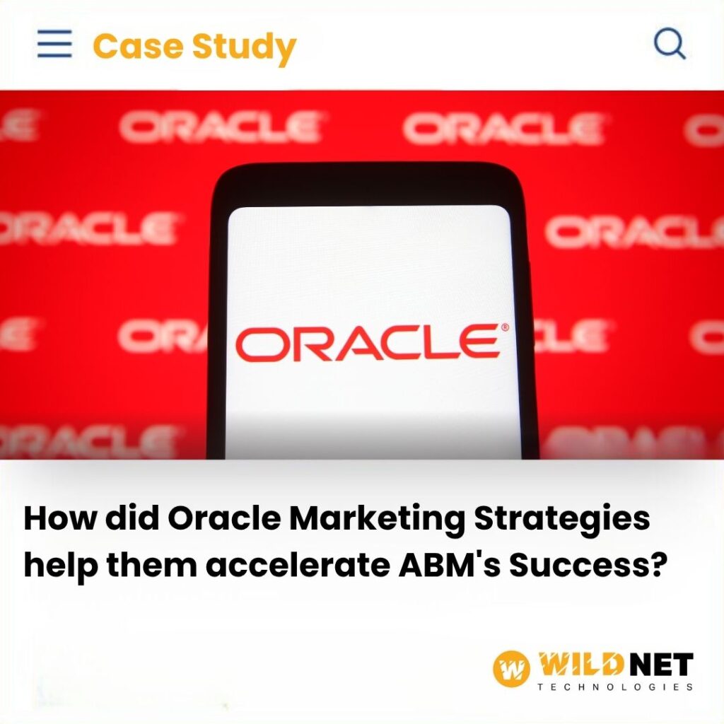 oracle marketing