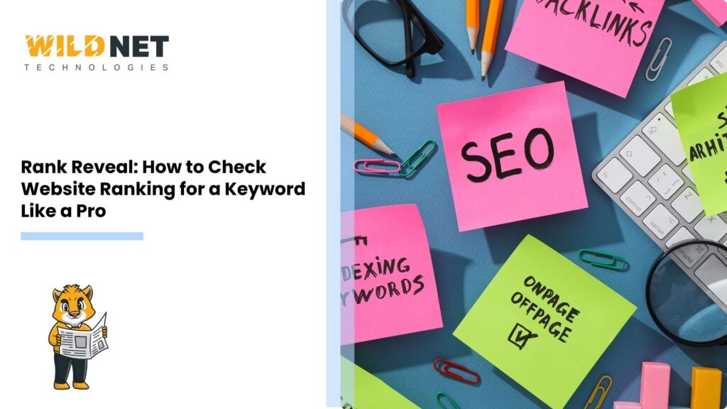 Rank Reveal: How to Check Website Ranking for a Keyword Like a Pro