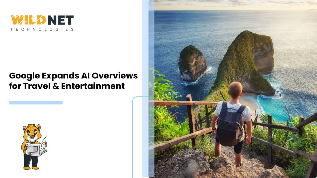AI Overviews for travel