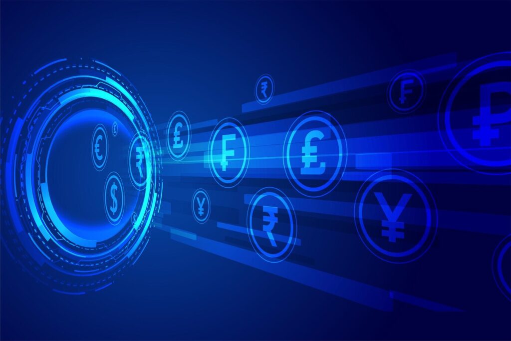 digital-money-transfer-techno-concept-background-with-circuit-diagram_1017-58885