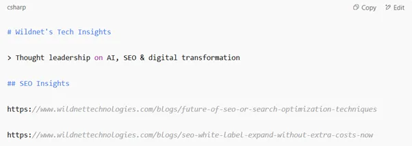 A sample LLMs.txt