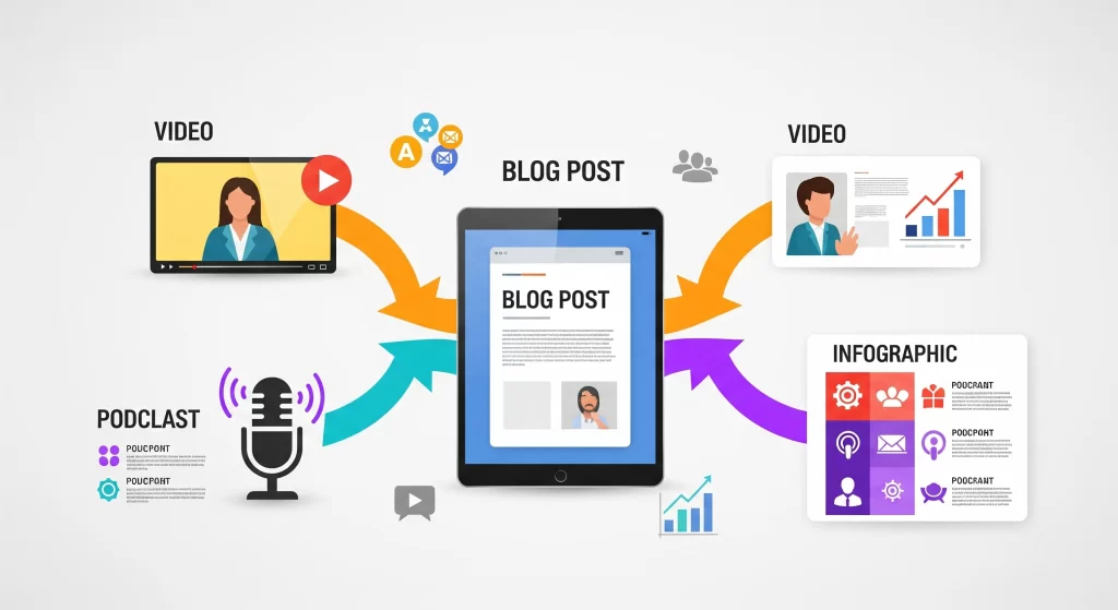 How to Repurpose Blog Content for More Reach?