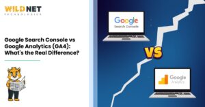 google search console vs google analytics (GA4)