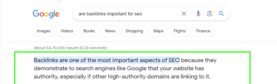 Paragraph Snippet Example