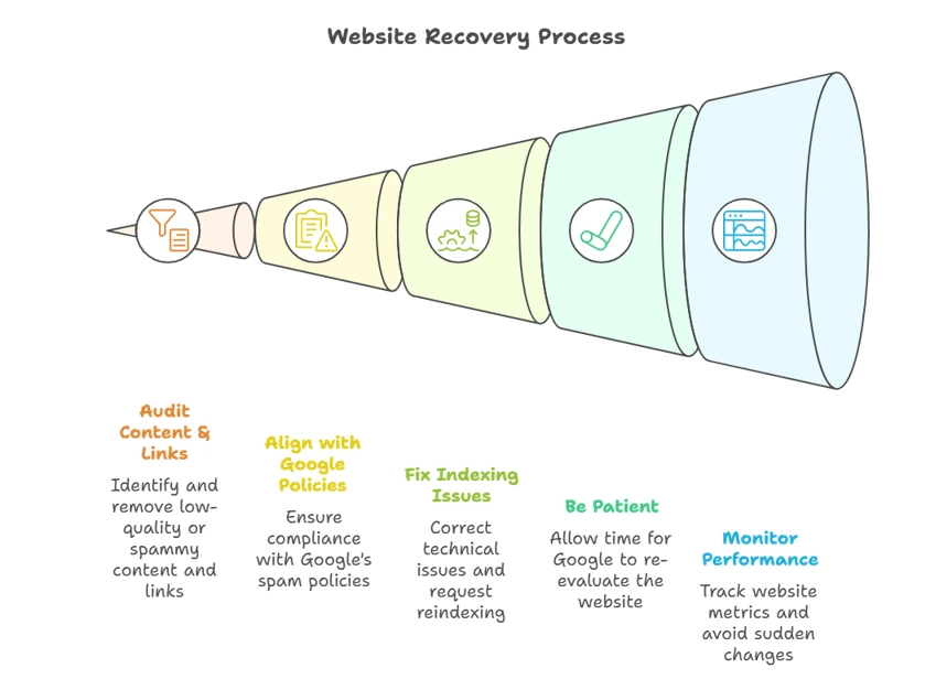 5-step Website Recovery Process post Google August Update