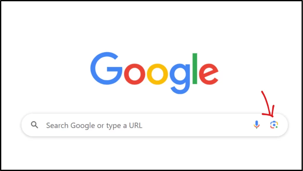 Image 1.2 Screenshot showing Google lens as a tool to perform reverse video search