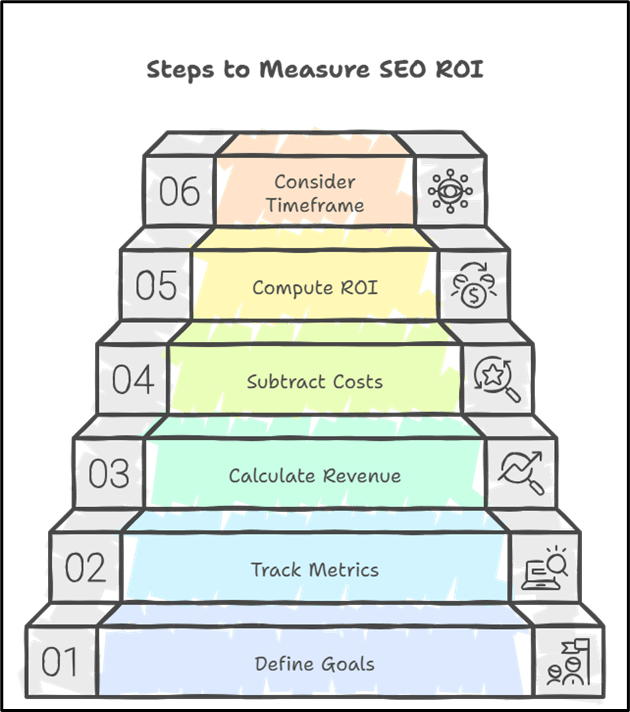Image 1.1. Infographic showing different steps of measuring ROI