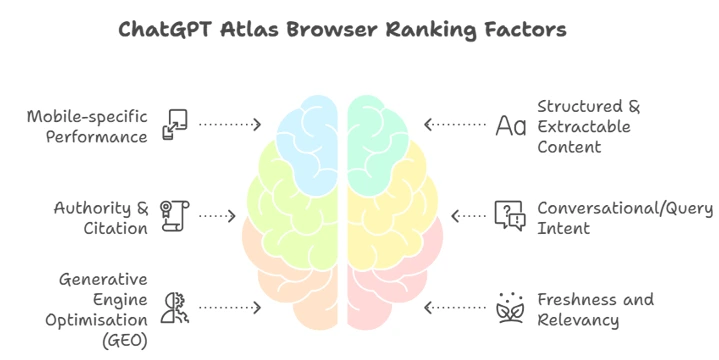 6 Ranking Factors for ChatGPT Atlas