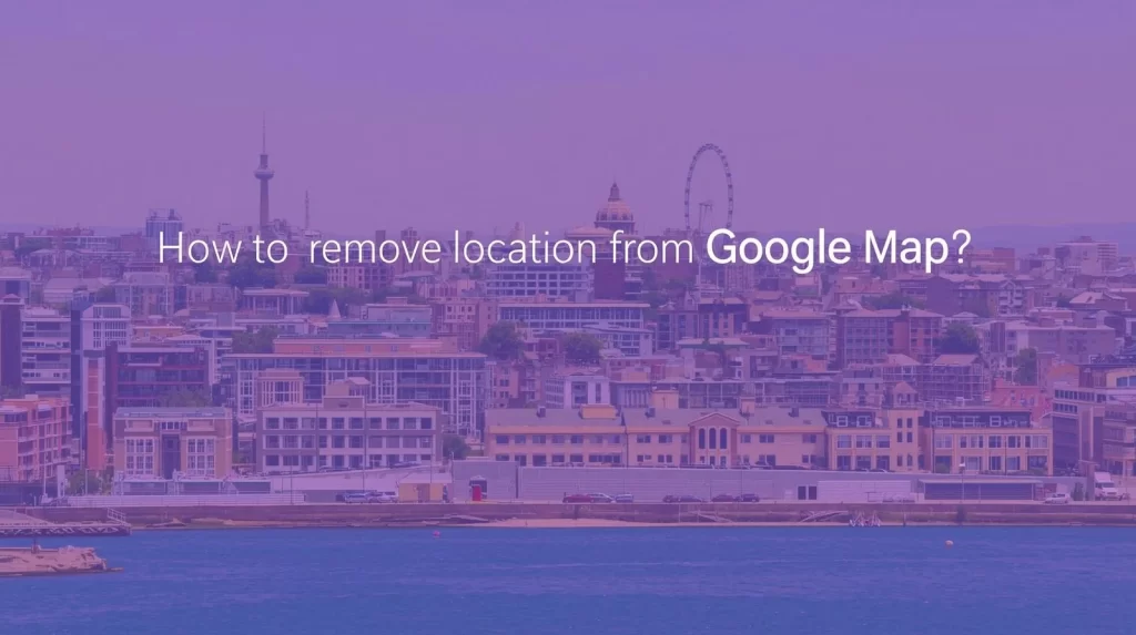 How To Remove Location From Google Map