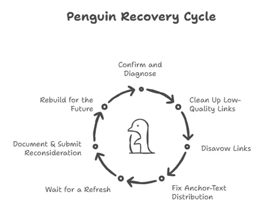 Penguin recovery process cycle