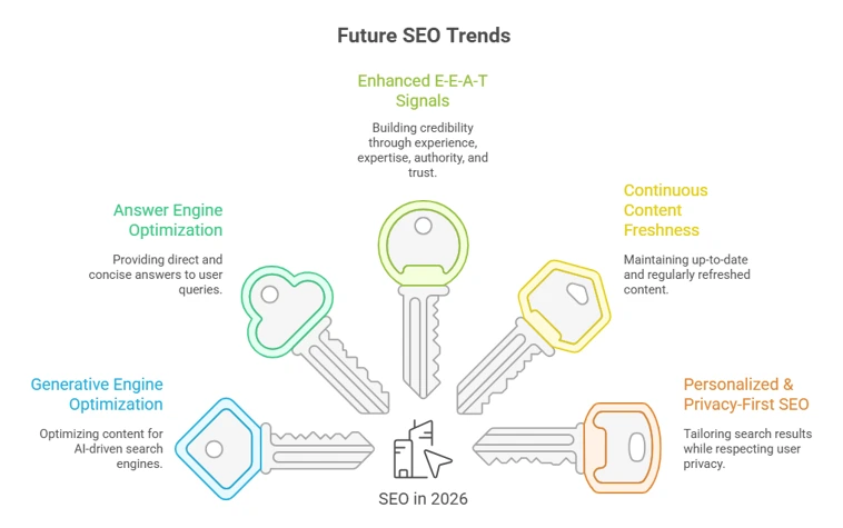 SEO in 2026 5 key Trends SEO in 2026 5 key Trends