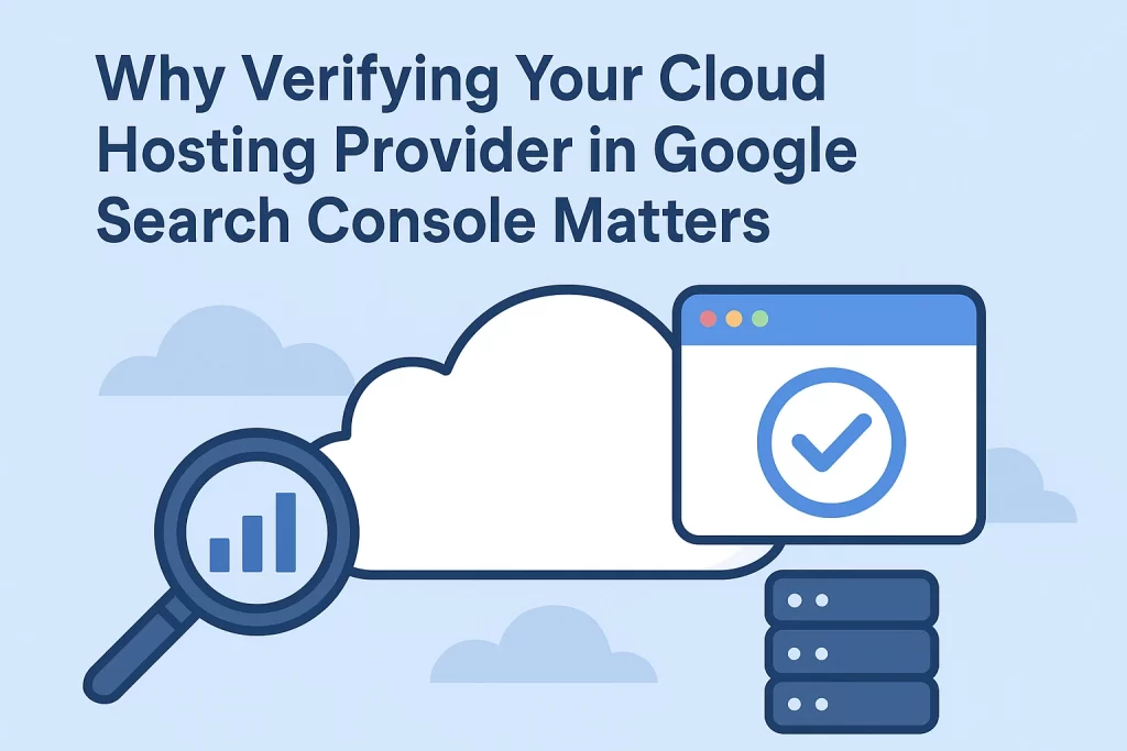 Why Verifying Your Cloud Hosting Provider in Google Search Console Matters