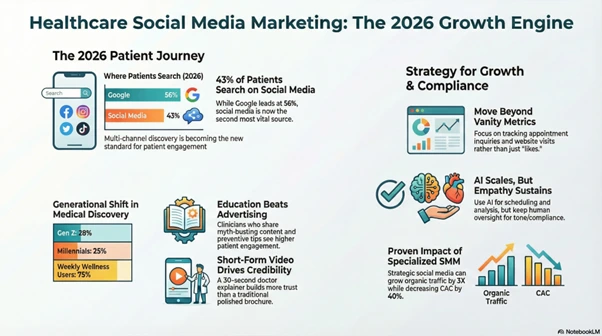 Healthcare Social Media Marketing hacks for 2026