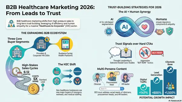 B2B Healthcare Marketing in 2026 is AI + Human.