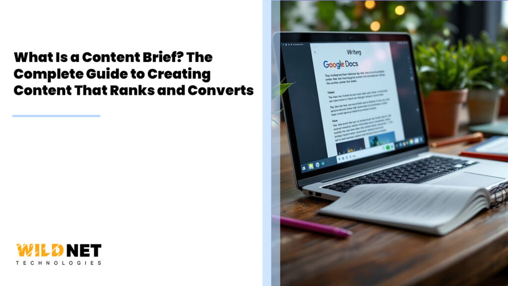 what is content brief website blog image