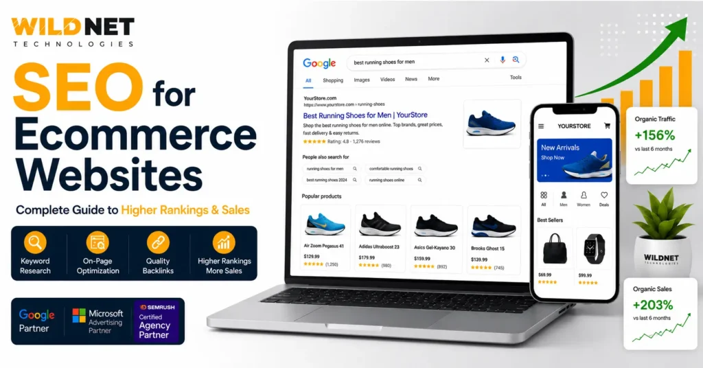 seo for ecommerce websites to increase rankings and sales